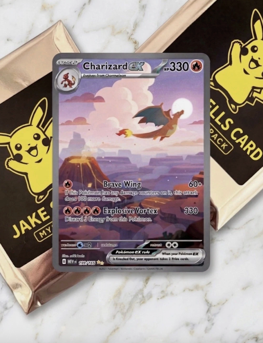 Charizard ex 199/165 SV: Scarlet & Violet 151 Illustration Rare CHASER PACK